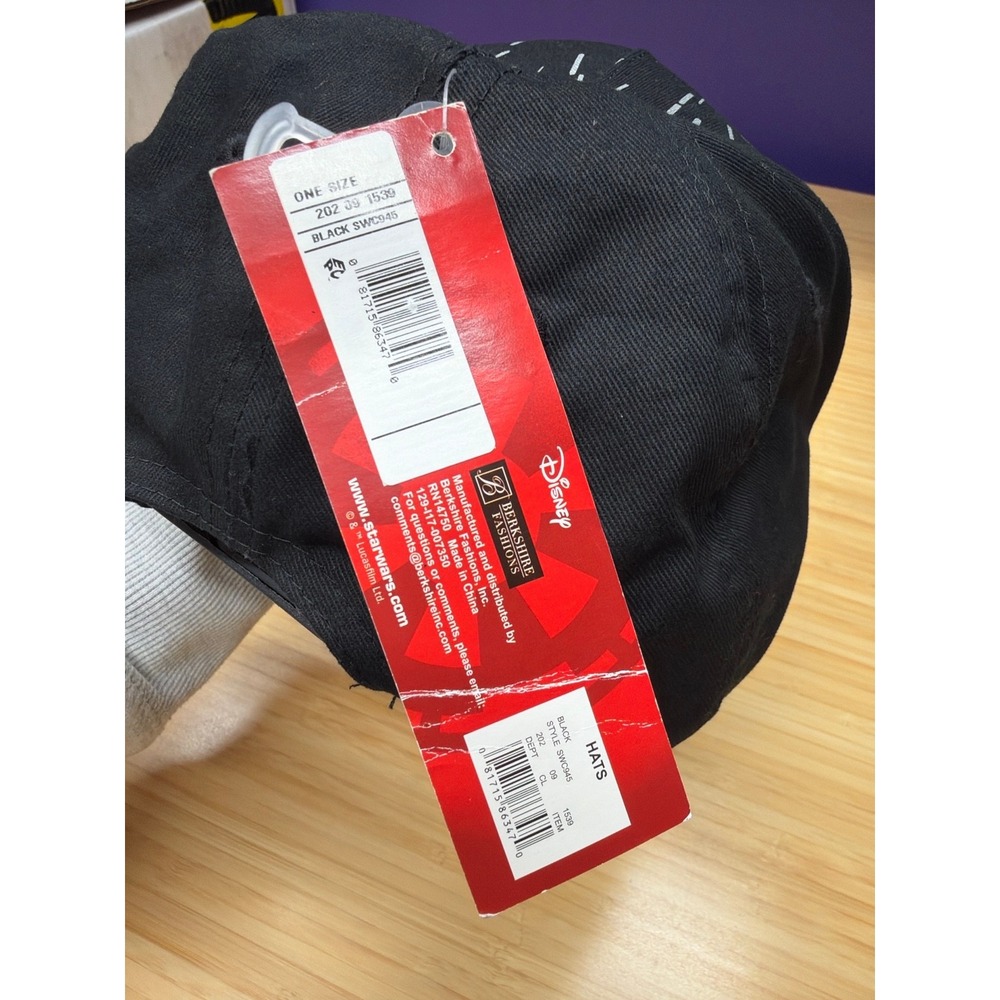 Star Wars Kids Snapback Hat Black Adjustable Cap NWT Berkshire Fashions - Picture 4 of 9